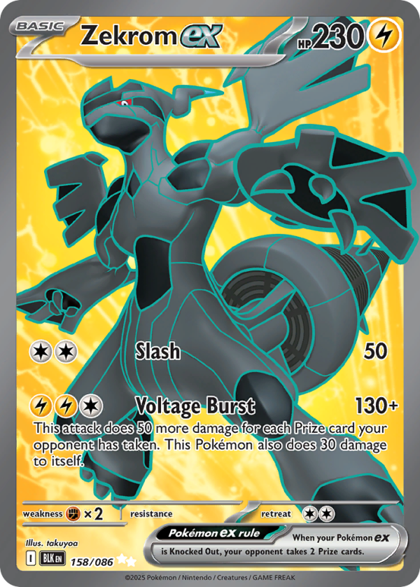 Zekrom Ex - 158/86 - Inglés