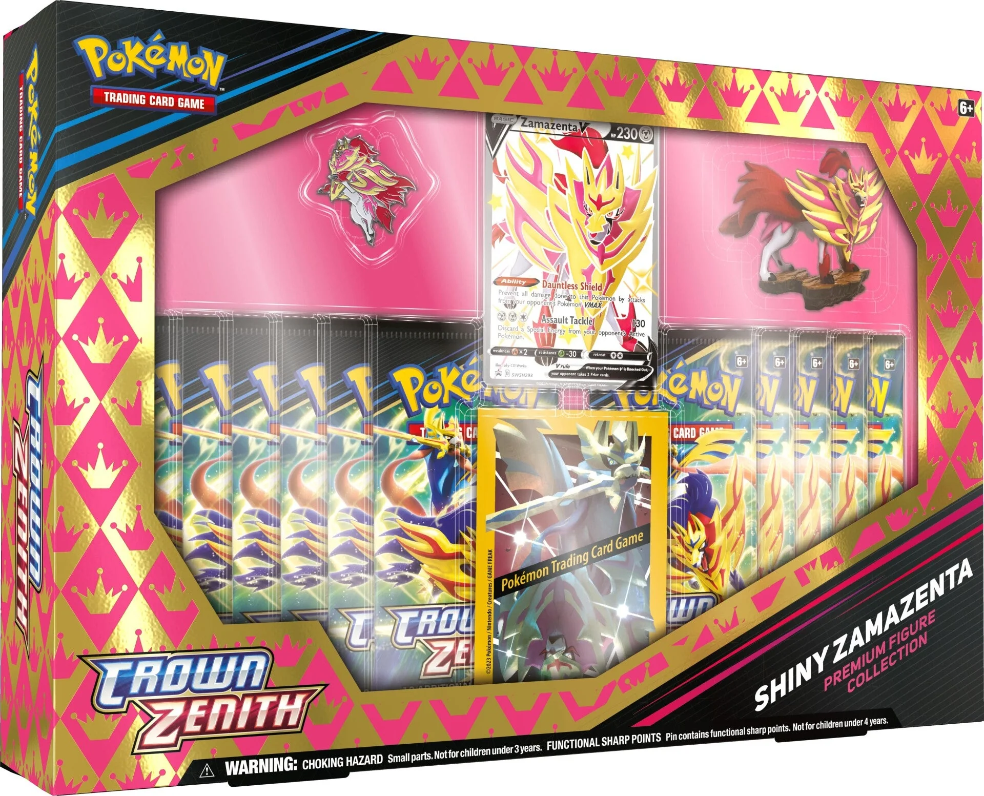 Crown Zenith Shiny Zamazenta Premium Figure Collection - Español