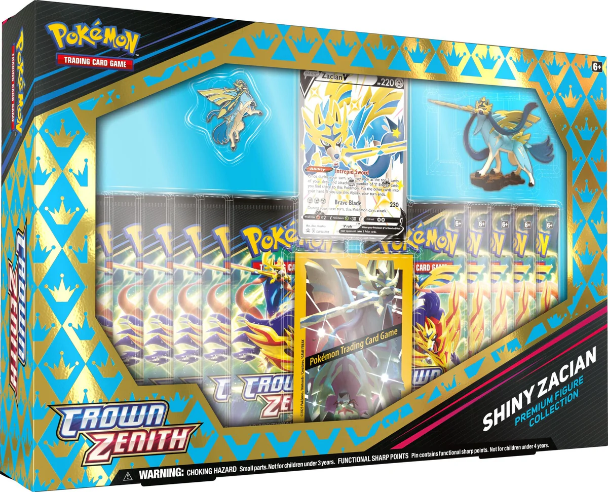 Crown Zenith Shiny Zacian Premium Figure Collection - Español