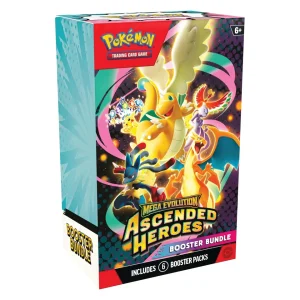 [PREVENTA 24/04/26] MEGA EVOLUTION - ASCENDED HEROES BOOSTER BUNDLE - ESPAÑOL