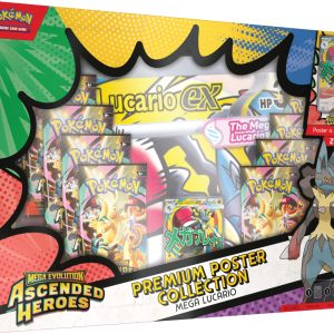 [PREVENTA 20/03/26] MEGA EVOLUTION - ASCENDED HEROES PREMIUM POSTER COLLECTION MEGA LUCARIO - INGLES