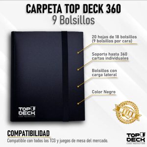 Carpeta | TOPDECK 360 color Negro