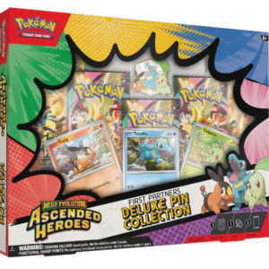 Mega Evolution: Ascended Heroes - First Partners Deluxe Pin Collection – Español