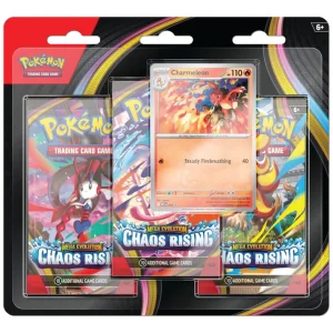 [PREVENTA] [22/05/26] Mega Evolution Chaos Rising - 3 Pack Blister - Español