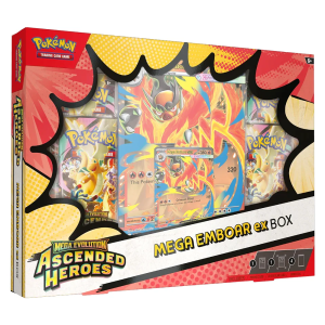 Ascended Heroes - Mega ex Box - Mega Emboar Ex Español
