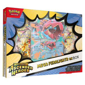 Ascended Heroes - Mega ex Box - Mega Feraligatr Ex Español