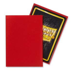 Alternative view of DRAGON SHIELD - SLEEVES STANDARD SIZE MATTE (100) - CRIMSON