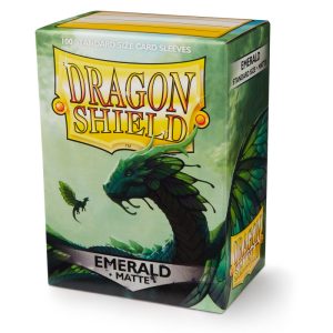 DRAGON SHIELD - SLEEVES STANDARD SIZE MATTE (100) - EMERALD