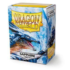 DRAGON SHIELD - SLEEVES STANDARD SIZE MATTE (100) - SAPPHIRE