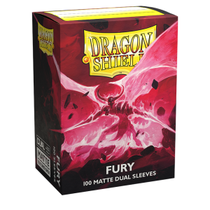 DRAGON SHIELD - SLEEVES STANDARD SIZE MATTE DUAL (100) - FURY