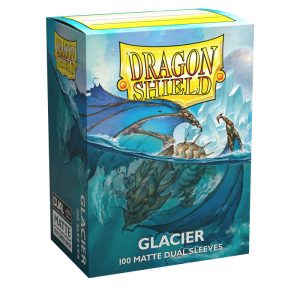 DRAGON SHIELD - SLEEVES STANDARD SIZE MATTE DUAL (100) - GLACIER