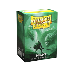 DRAGON SHIELD - SLEEVES STANDARD SIZE MATTE DUAL (100) - MIGHT