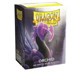DRAGON SHIELD - SLEEVES STANDARD SIZE MATTE DUAL (100) - ORCHID