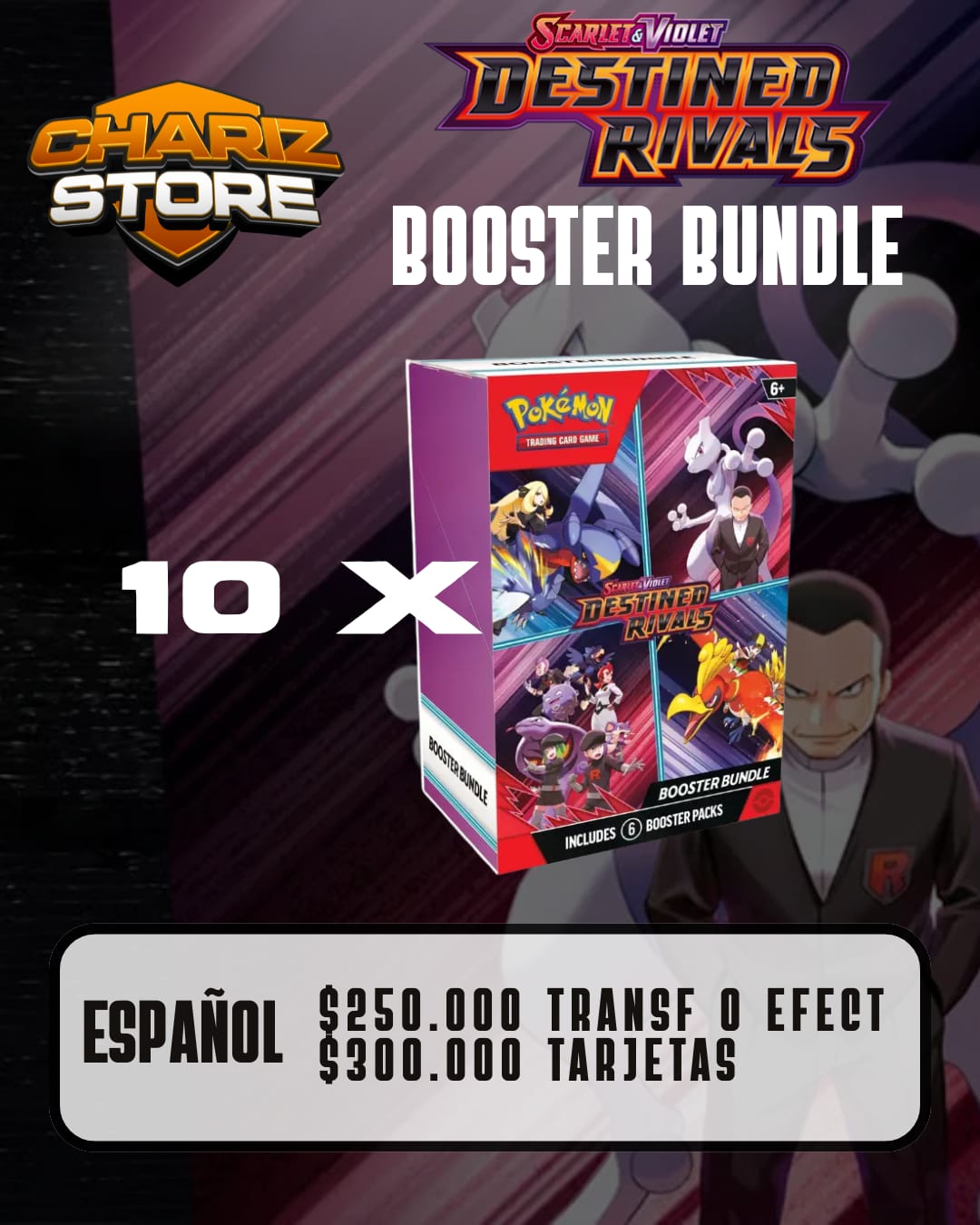 10 x Destined Rivals - Booster Bundle -Español