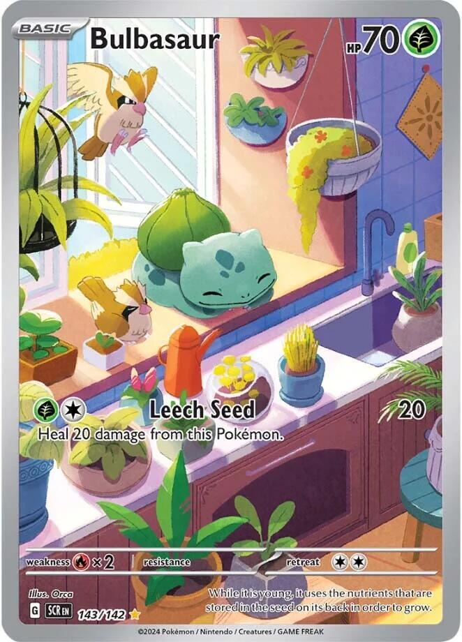 Bulbasaur - 143/142 - Illustration Rare - Español