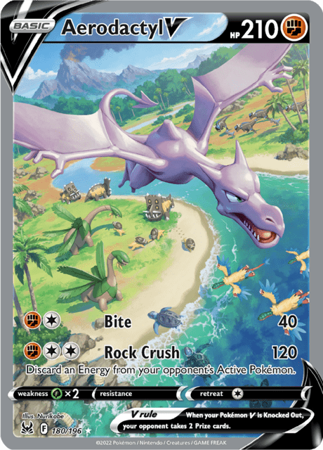 Aerodactyl V (Alternate Full Art) - 180/196 - Ultra Rare - Español